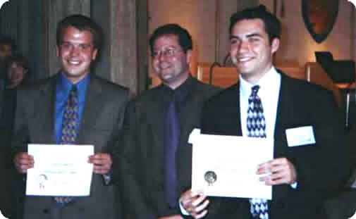 Justin Martin, Seth Pollak, and Mike Messner at