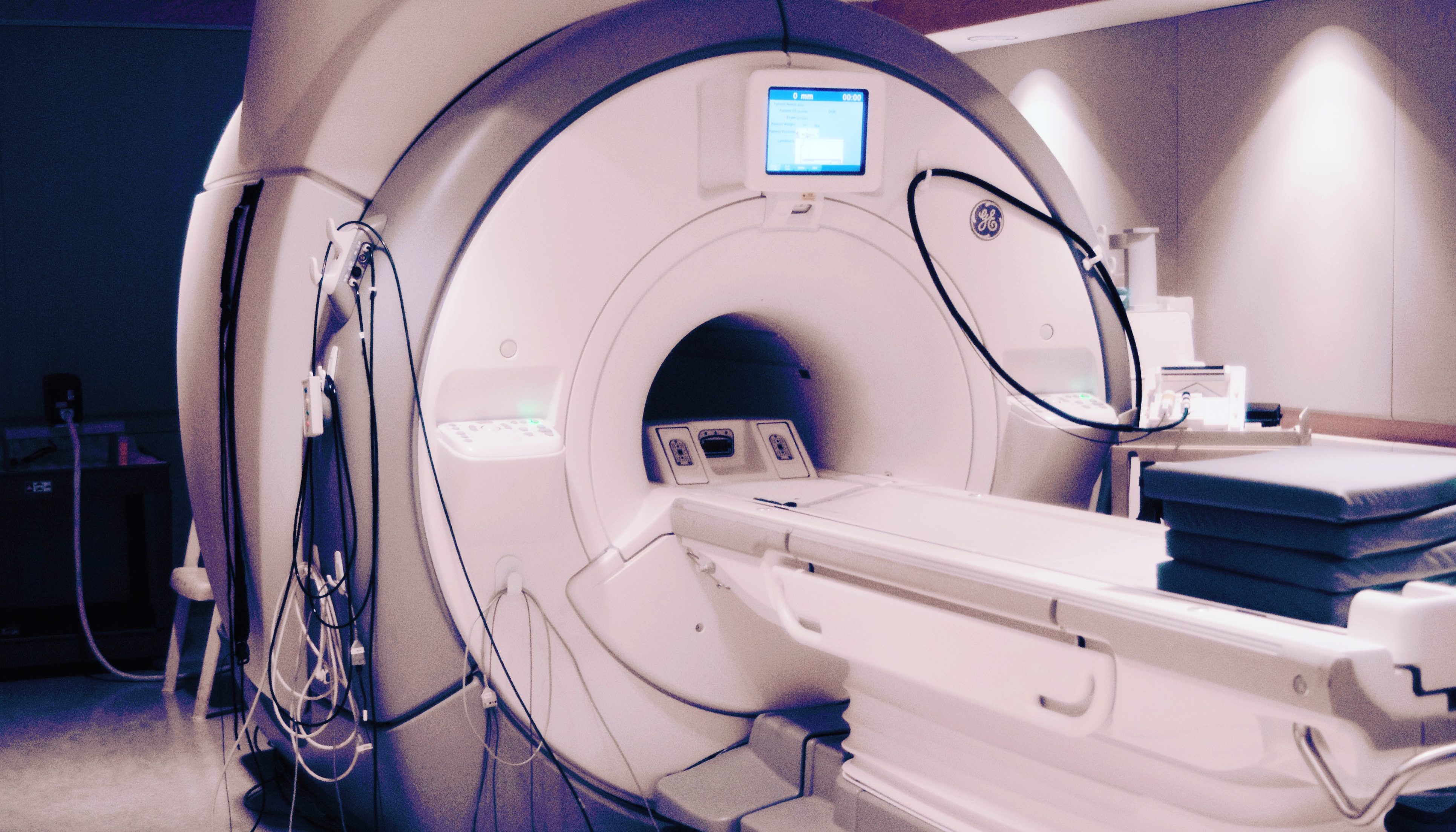 Photo of MRI machine
