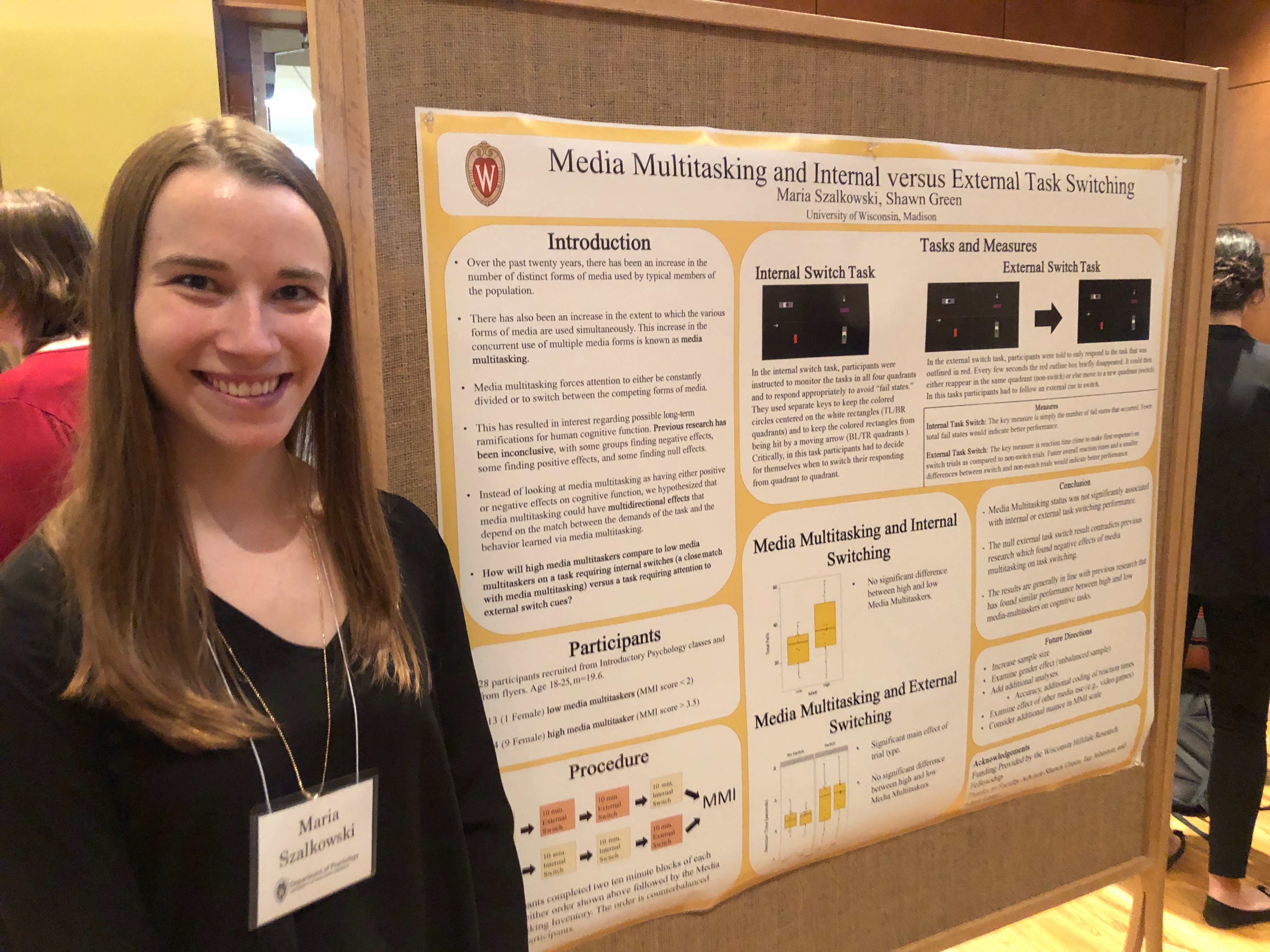 Image of Maria Szalkowski at Psychology STARS event